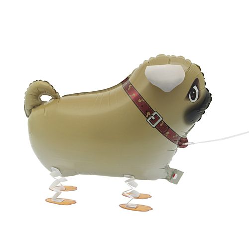 Pug Walking Balloon - 22"