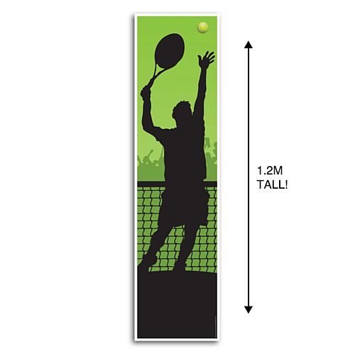 Men's Tennis Portrait Wall Banner Decoration - 1.2m