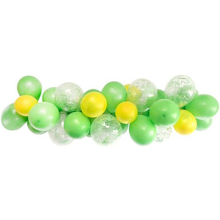 Green and Yellow Balloon Arch DIY Kit - 34 Balloons - 2.5m