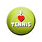 I Love Tennis Wimbledon Badge - 58mm - Each