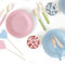 Pastel Colours Wooden Cutlery - 16cm - Pack of 18