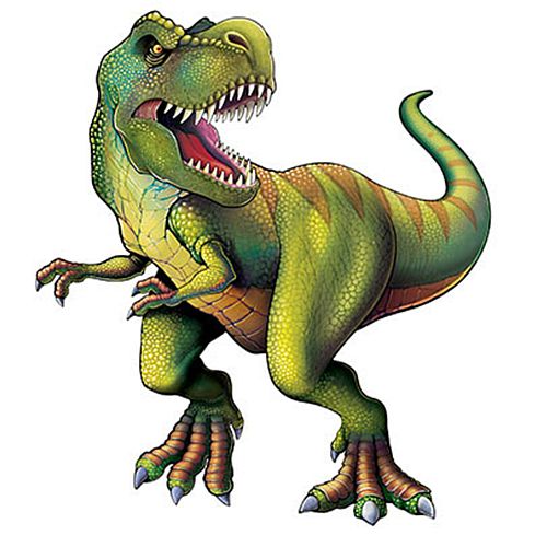 Jointed T-Rex Dinosaur Card Cutout - 1.32m