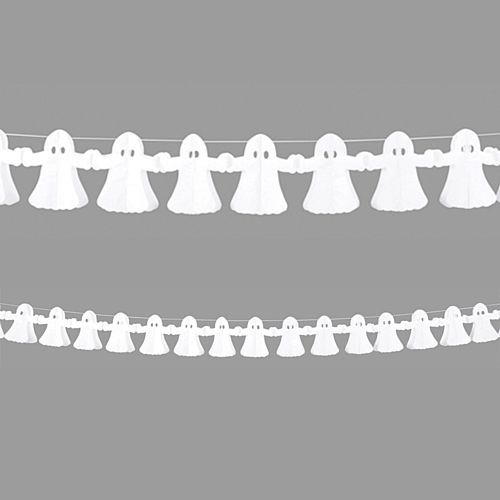 Halloween Ghost Paper Garland Decoration - 4m