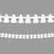 Halloween Ghost Paper Garland Decoration - 4m