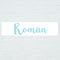 Personalised Name Banner - Light Blue - 1.2m