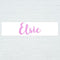 Personalised Name Banner - Light Pink - 1.2m