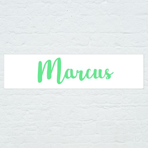 Personalised Name Banner - Green - 1.2m
