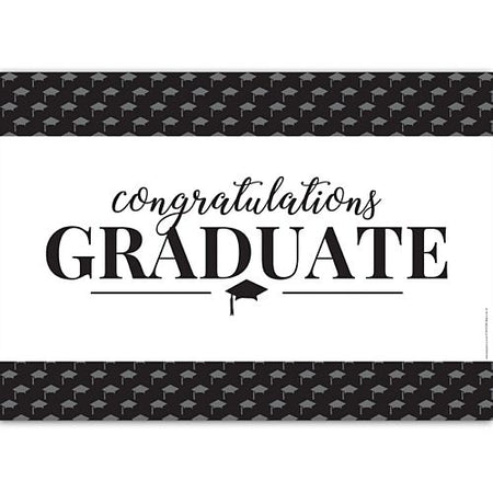 Congratulations Graduate Mortarboard Graduation Poster - A3