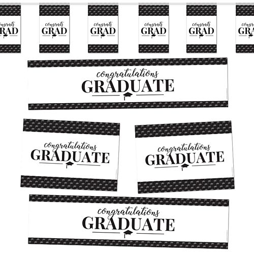 Congratulations Graduate Mortarboard Graduation Decoration Party Pack