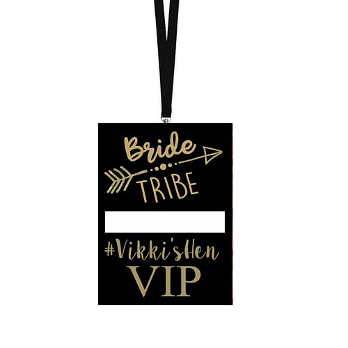 Personalised Lanyard - Bride Tribe - Pack of 8