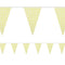 Yellow Gingham Fabric Bunting - 8m