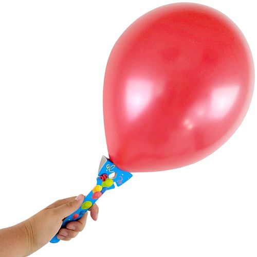 Card Balloon Stick Eco-friendly Grip Blue - Each