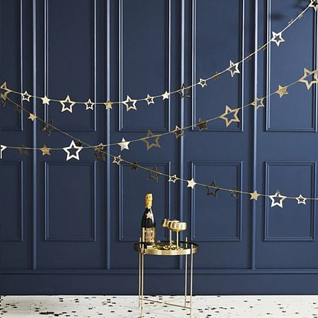 Gold Star Garland - 5m