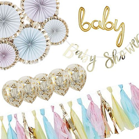 Neutral Baby Shower Decoration Pack