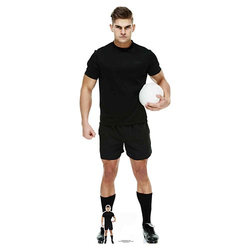 Rugby Player Free-standing Cardboard Cutout - 1.8m