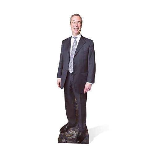 Nigel Farage Lifesize Cardboard Cutout - 1.81m