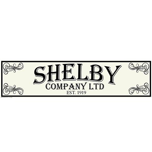 Shelby Company Ltd Banner - 1.2m