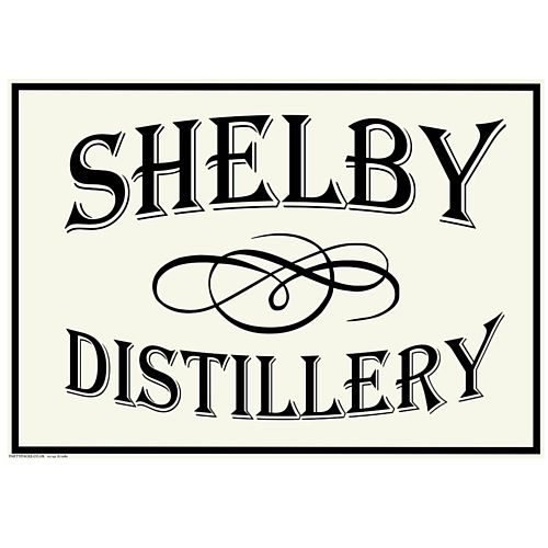 Shelby Distillery Poster - A3