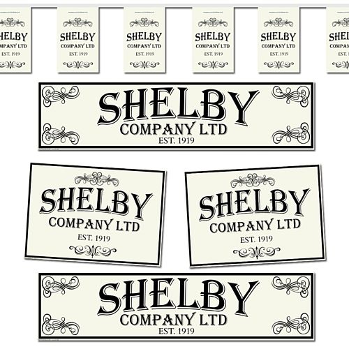 Shelby Company Ltd Peaky Gangsters Decoration Pack