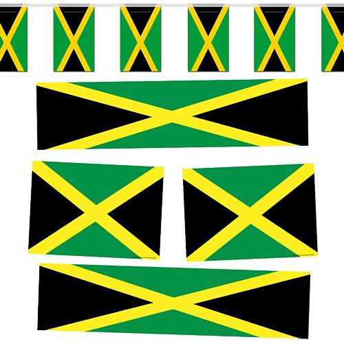 Jamaican Flag Decoration Party Pack