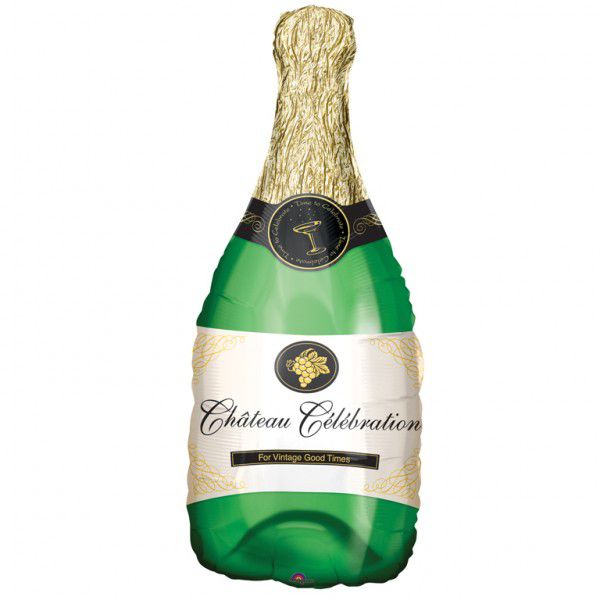 Champagne Bottle Balloon 36"