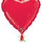 Red Heart Foil Balloon 18