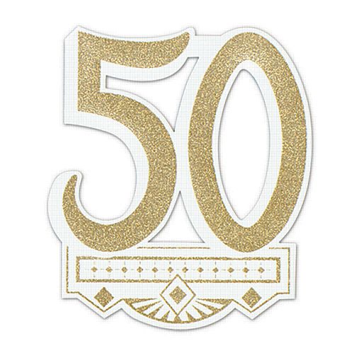 50th Anniversary Crest Cutout - 14" (35cm)