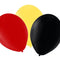 Red, Yellow and Black Latex Balloons - 10