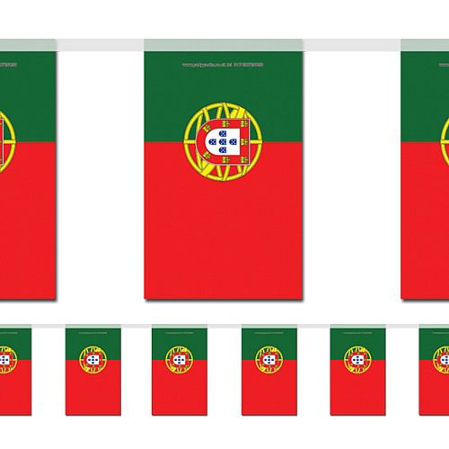 Portuguese flag bunting 2.4m