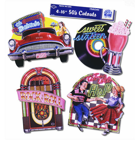 50s Cutouts - Set of 4 - 16