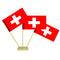 Switzerland Paper Table Flags