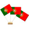 Portuguese Paper Table Flags 15cm on 30cm Pole