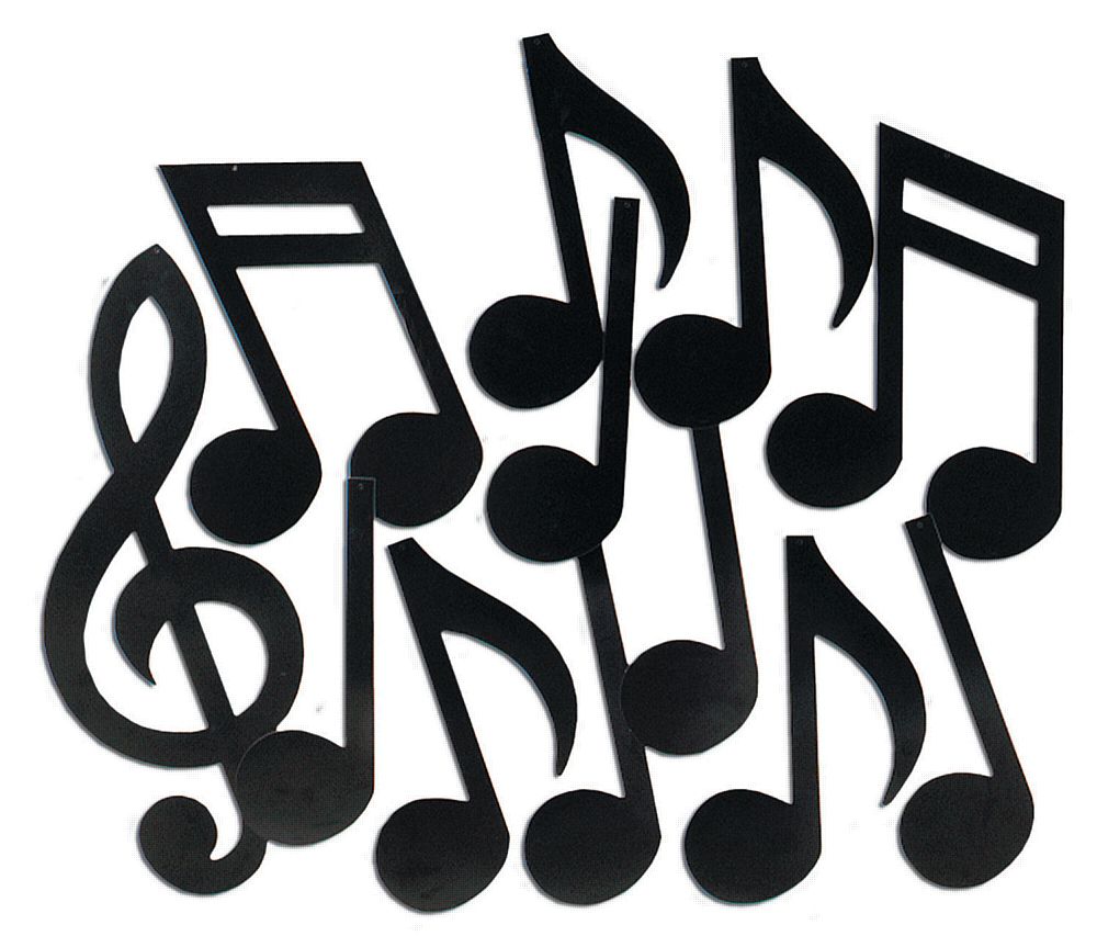 Musical Notes - Set of 12 - 18"