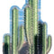 Cactus Group Cardboard Cutout - 1.52m