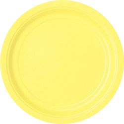 Pale Yellow Plates 23cm