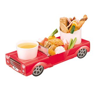 Red Sports Car Combi Food Box - 29.5cm - Each