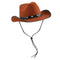 Brown Felt Cowboy Hat