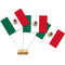Mexican Paper Table Flags - 15cm on 30cm Pole - Each