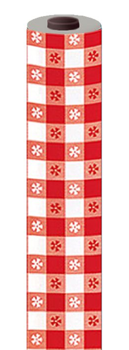 Red Gingham Table Roll - 30.5m x 1m