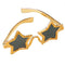 Gold Star Shaped Glasses