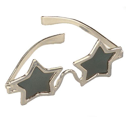 Silver Star Shaped Glasses