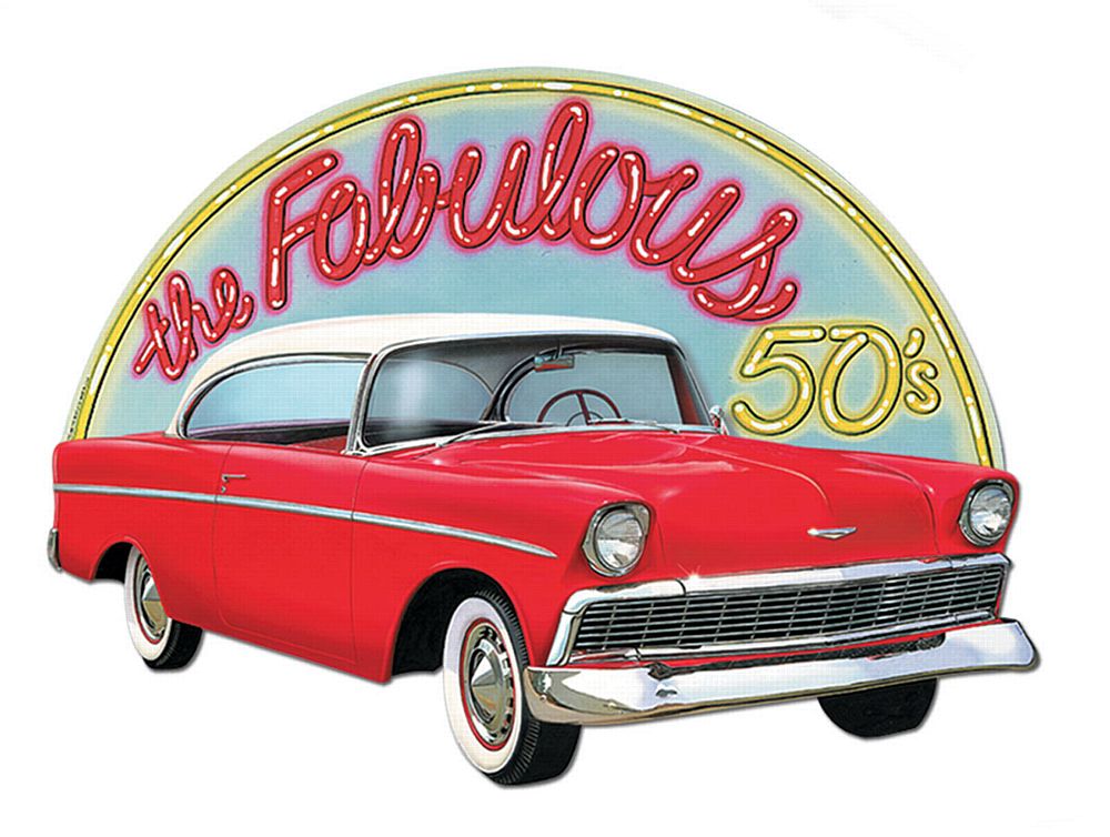 Fabulous 50s sign 25" x 18"