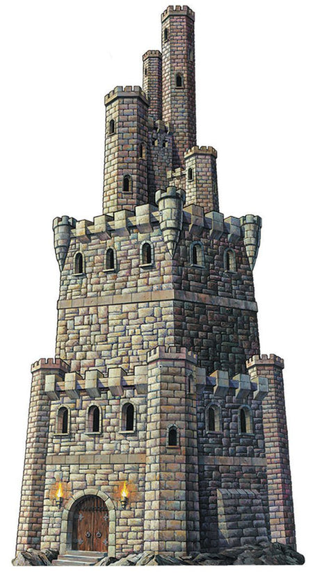 Castle Tower Jointed Cutout Wall Decoration - 1.2m