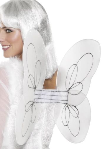 Large Mesh  Glitter Angel Wings