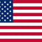 American Polyester Fabric Flag  - 5ft x 3ft
