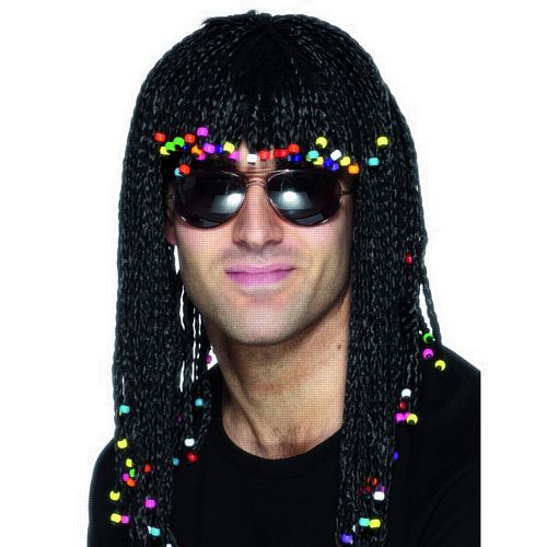 Rasta Wig With Beads