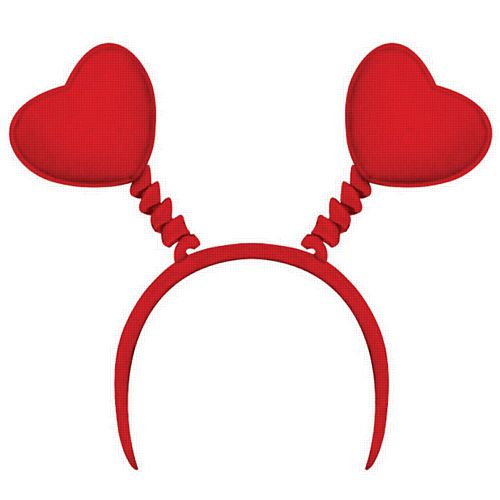 Red Heart Head Boppers