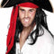 Black Velour Pirate Hat