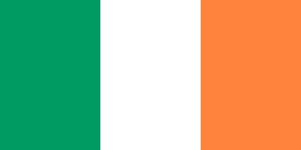 Irish (EIRE) Polyester Fabric Flag - 5ft x 3ft