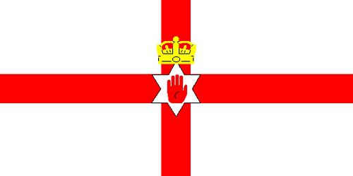 Northern Ireland Polyester Fabric Flag - 5ft x 3ft